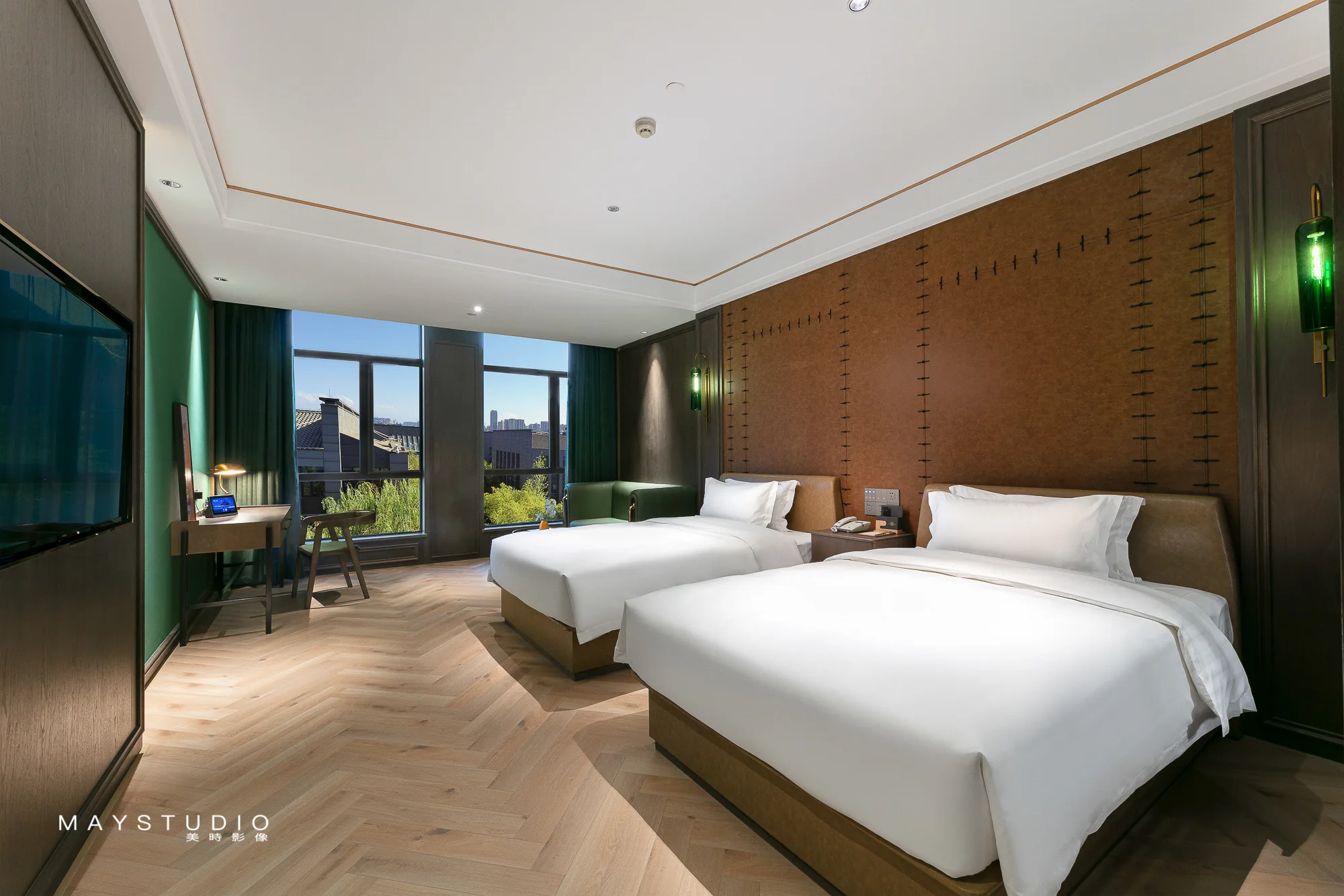 Hotel interior photographed for a hospitality project in China