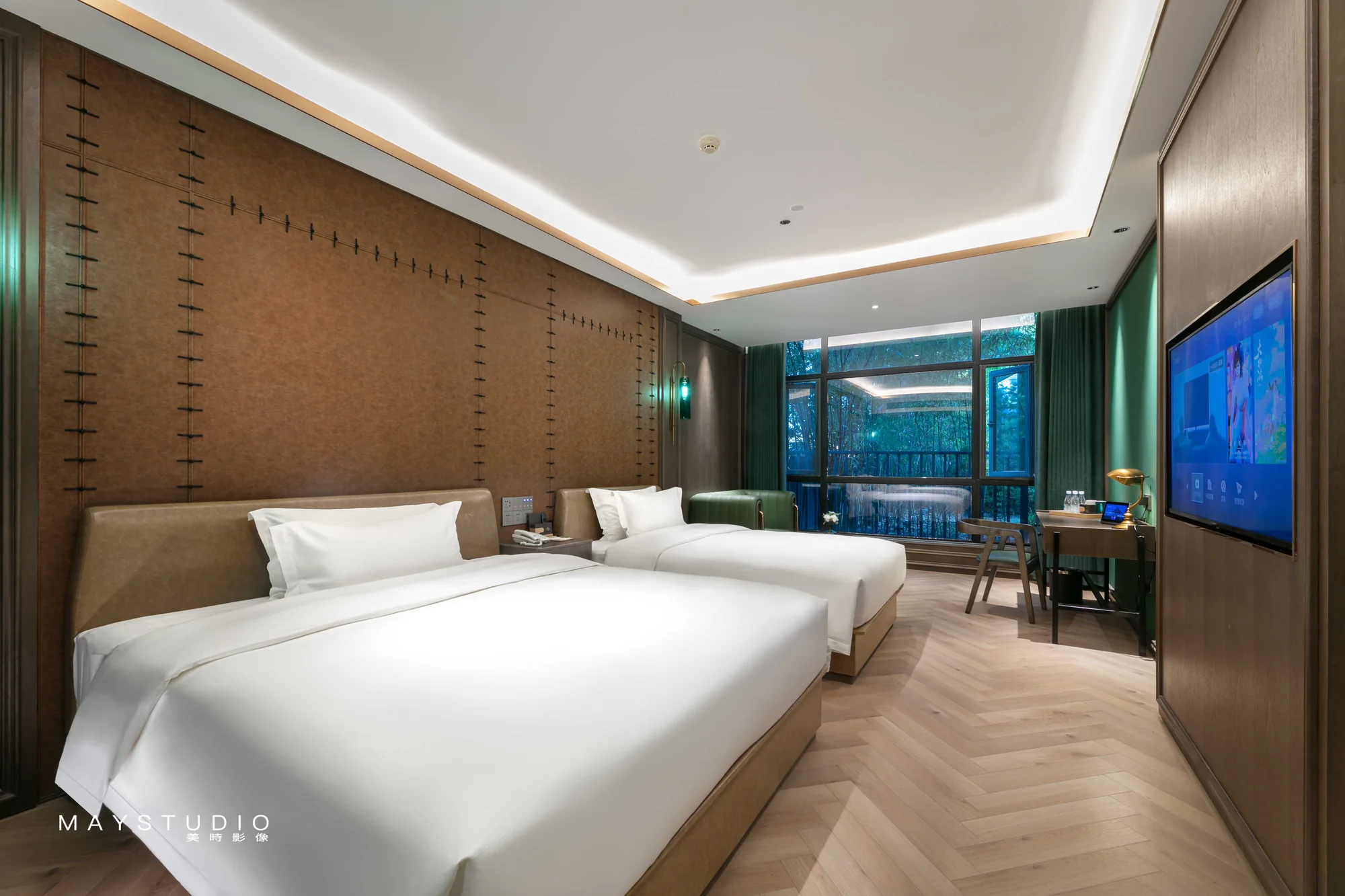 Hotel interior photographed for a hospitality project in China