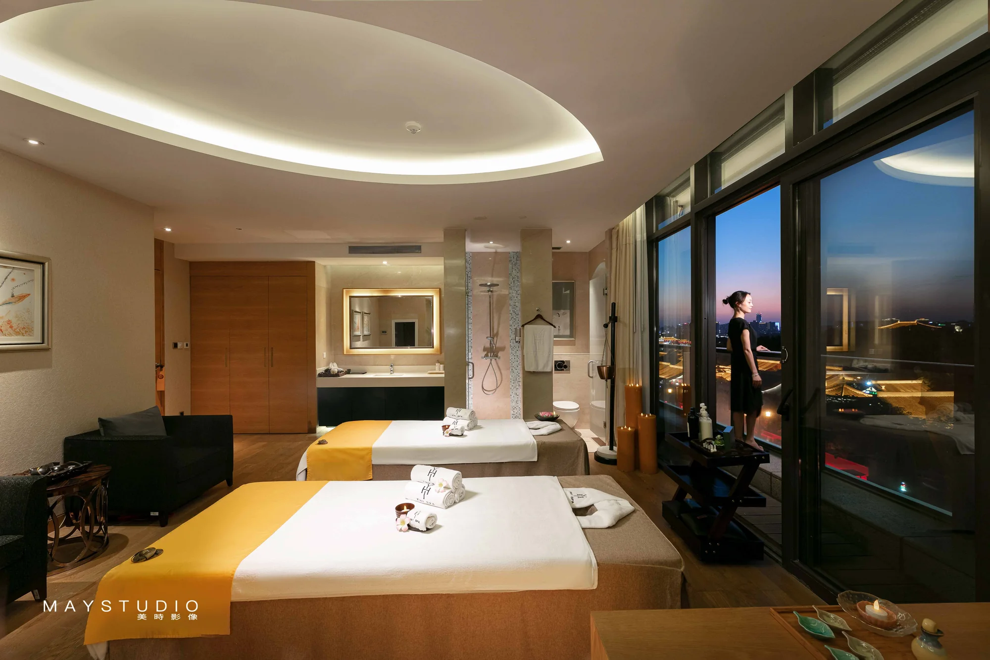 Hotel interior photographed for a hospitality project in China