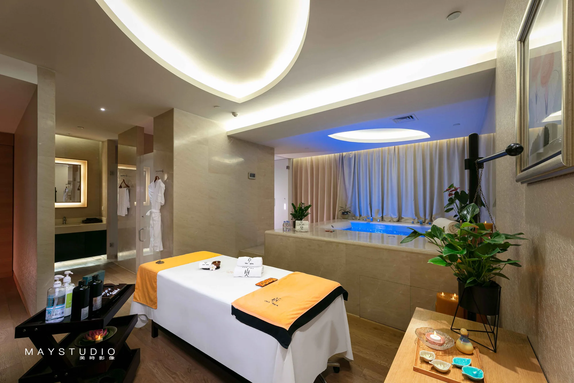 Hotel interior photographed for a hospitality project in China