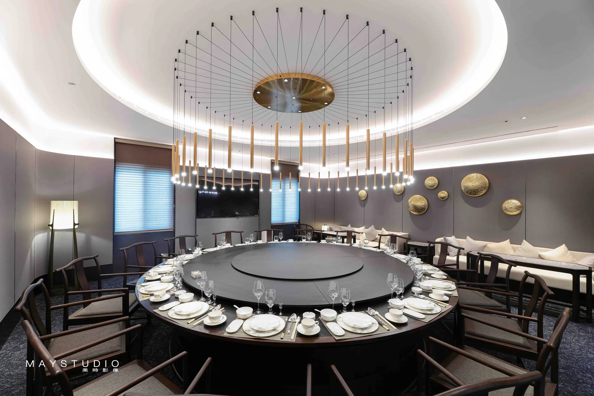 Hotel interior photographed for a hospitality project in China