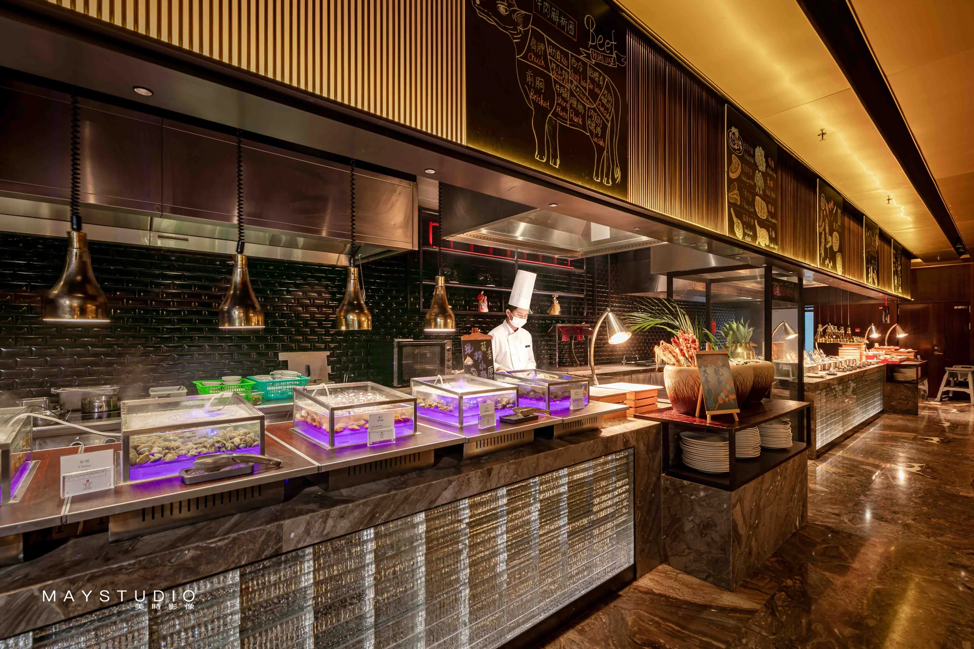 Hotel interior photographed for a hospitality project in China