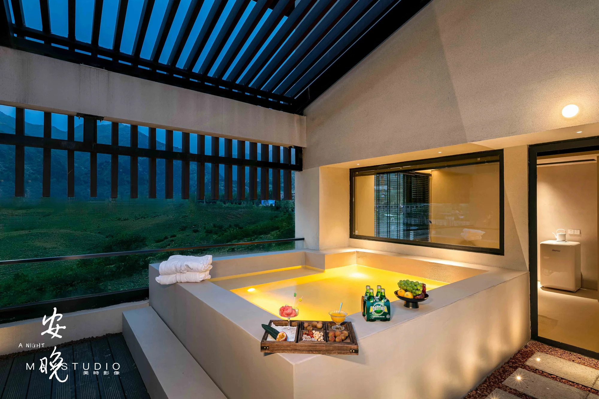 Hotel interior photographed for a hospitality project in China