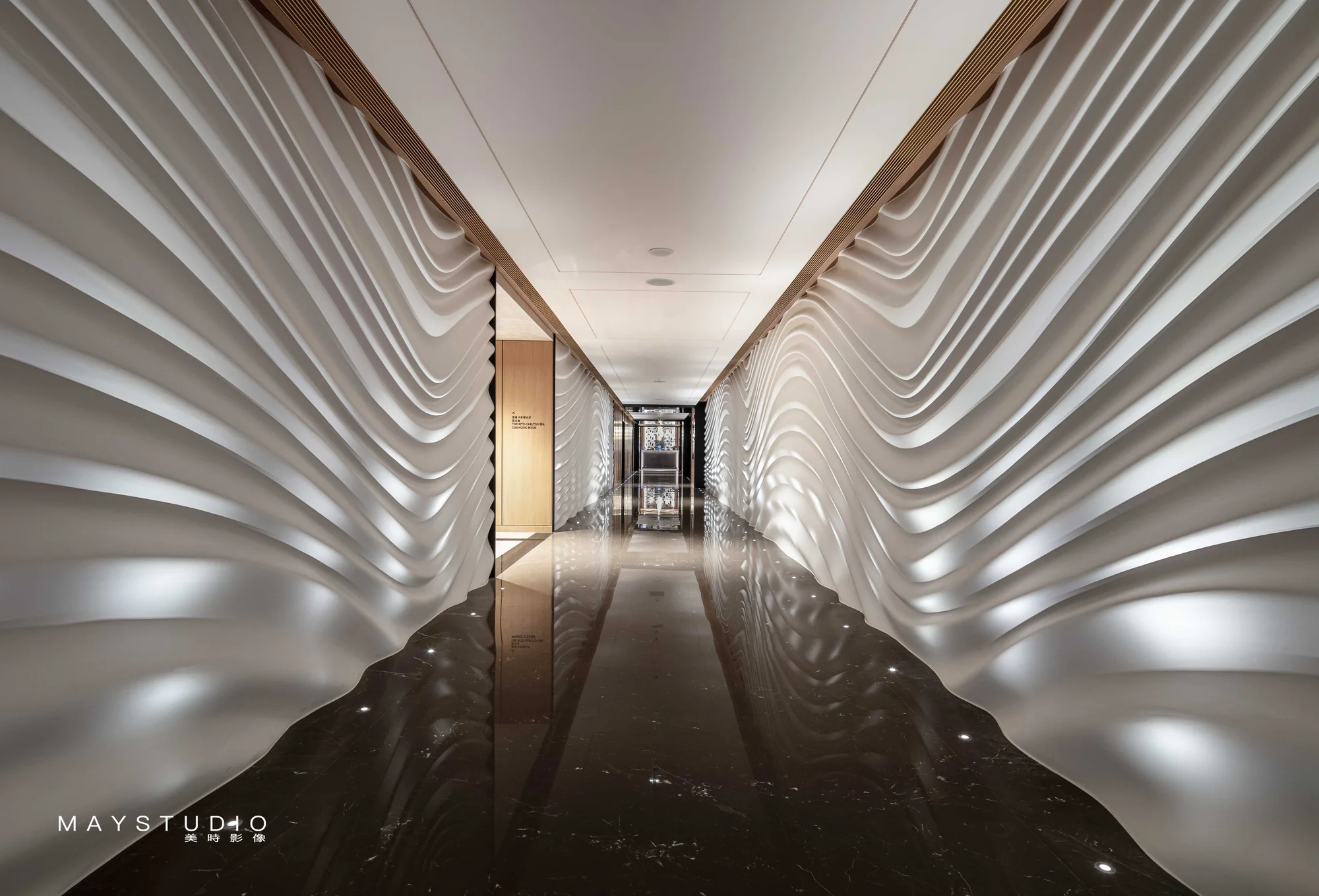 Hotel interior photographed for a hospitality project in China