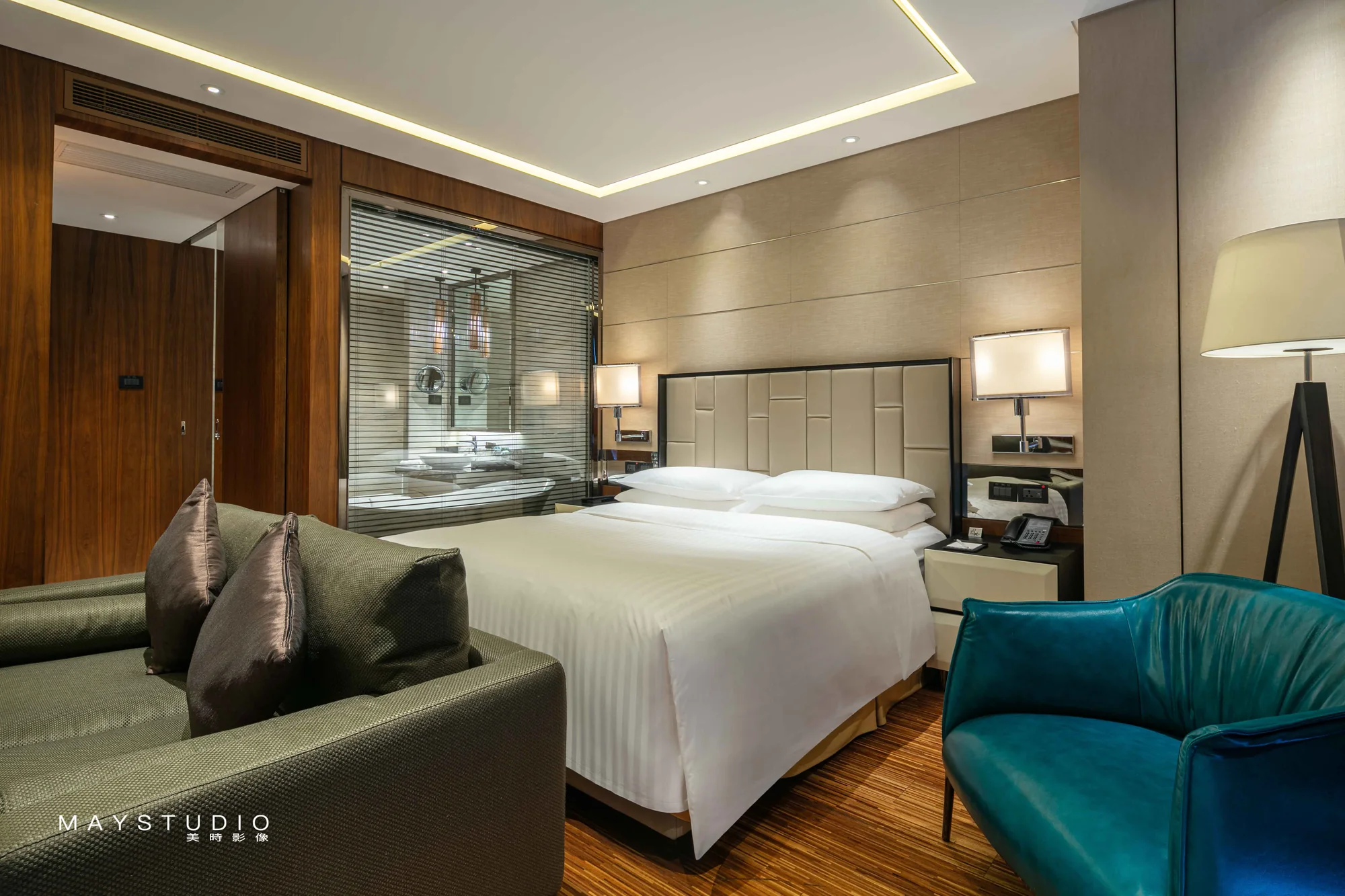 Hotel interior photographed for a hospitality project in China