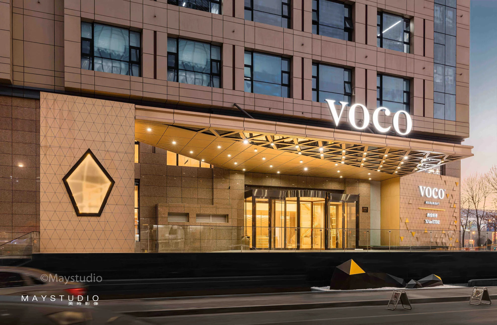 Hotel architecture and exterior photography in China