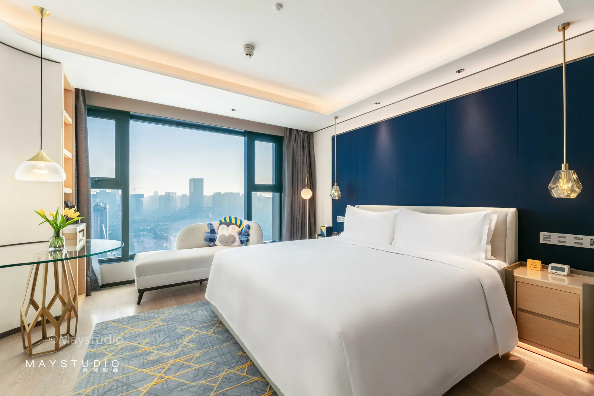 Hotel interior photographed for a hospitality project in China